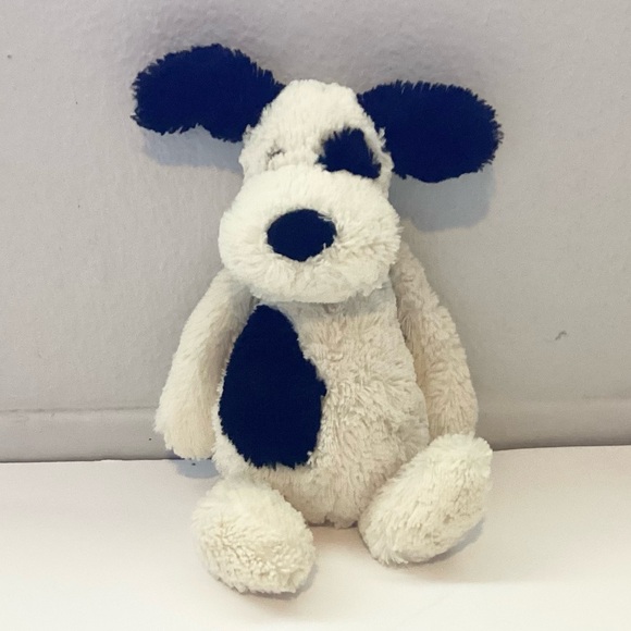 Jellycat Other - Jellycat Bashful Black & Cream Puppy Stuffed Animal, Medium
